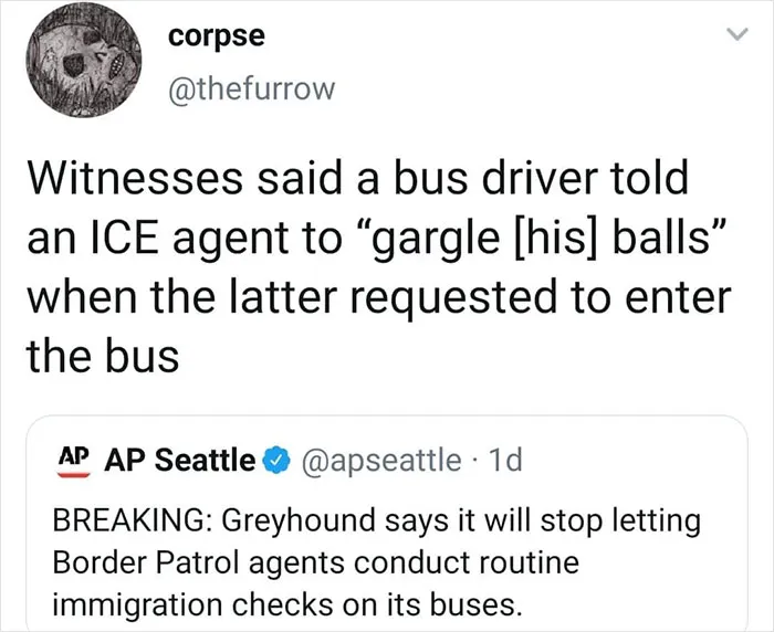 Greyhound Bus Driver Has No Patience For Ice