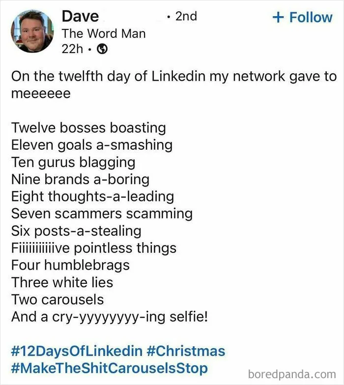 50 Of The Funniest Facepalm-Worthy Posts From LinkedIn “Influencers” (New Pics)