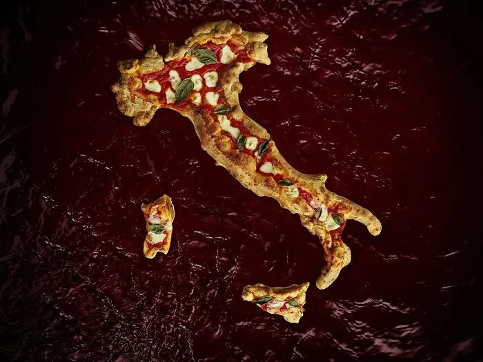 A Pizza Map Of Italy