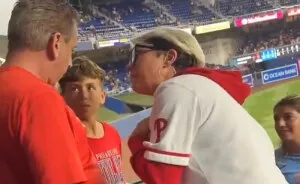 “Phillies Karen” Sparks Outrage After Snatching Home Run Ball From Birthday Boy’s Father