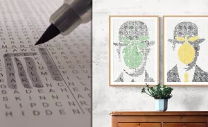 I Created Word Search Puzzles That Turn Into Display-Worthy Art, And People Are Loving Them