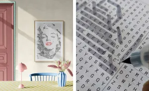 How To Turn A Word Search Into A Frame-Ready Pop-Art Portrait