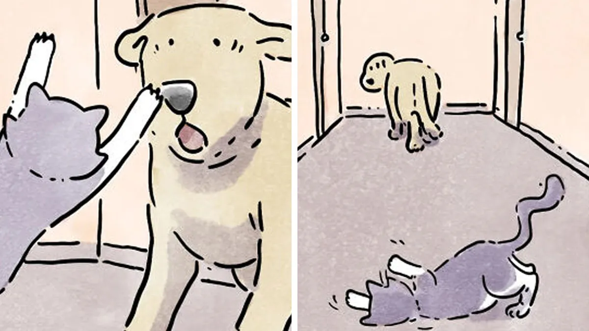 Artist Shares Adorable And Funny Comics Of Life With Pets (6 New Stories)