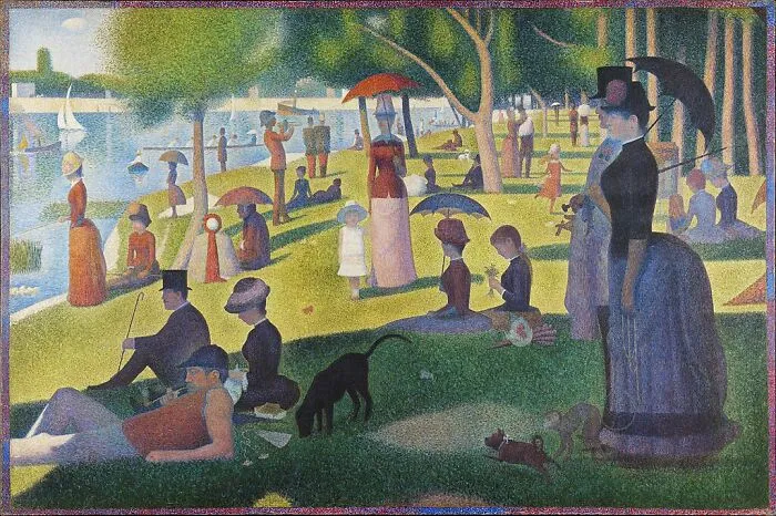 A Sunday Afternoon On The Island Of La Grande Jatte, Georges Seurat (1884)