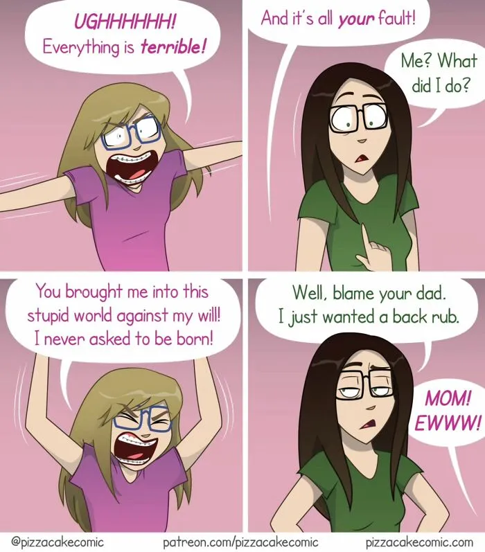 50 Funniest PizzaCake Comics By Ellen Woodbury That Are Way Too Relatable