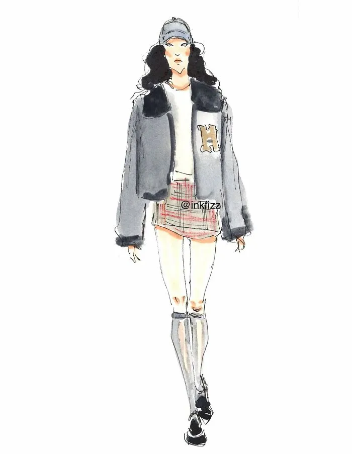 I Can’t Stop Sketching Fashion At Events, Here Are 25 Of My Works