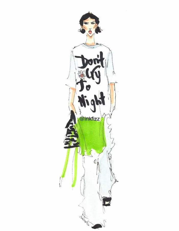 I Can’t Stop Sketching Fashion At Events, Here Are 25 Of My Works