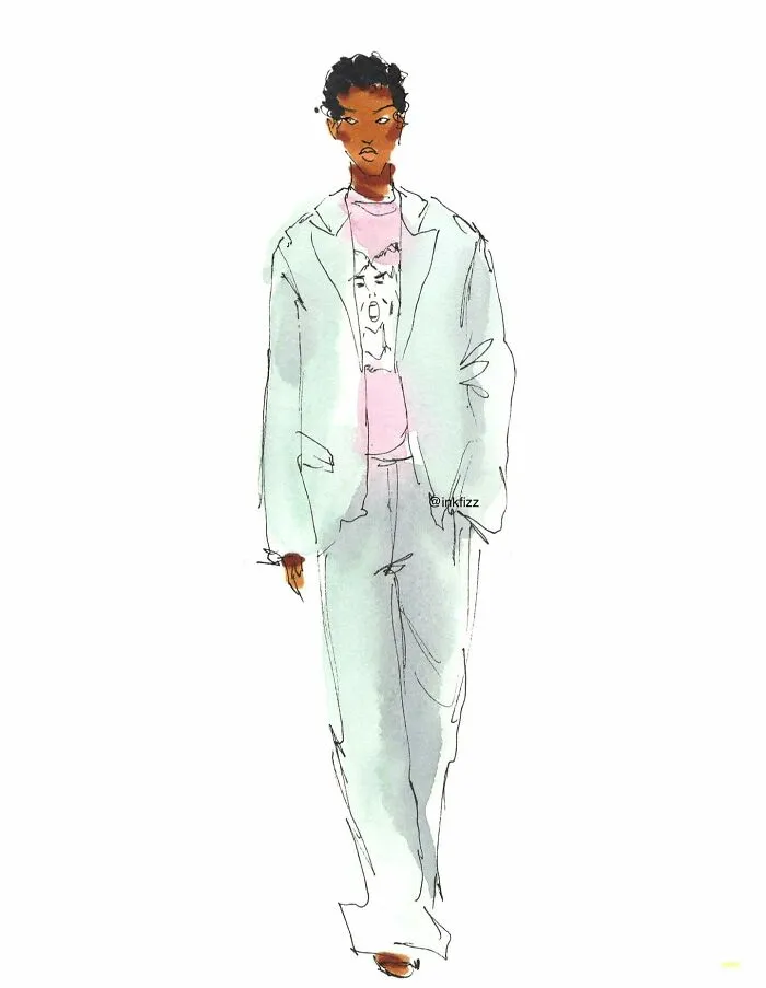 I Can’t Stop Sketching Fashion At Events, Here Are 25 Of My Works