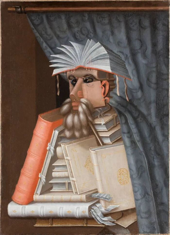 The Librarian, Giuseppe Arcimboldo (1562)