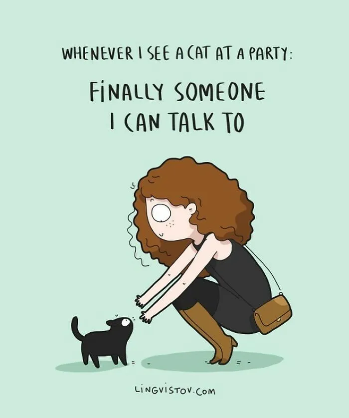 If You're A Cat Owner, These Comics By Lingvistov Might Be Very Relatable To You (50 Best Pics)