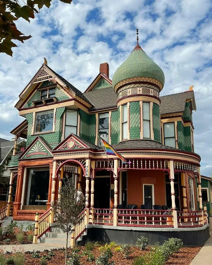 Andrew Warner Home Circa 1890, Features A Beautiful Onion Domed Tower And Is One Of Ogden, Utah’s Most Reconizable Homes