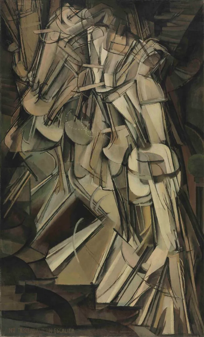 Nude Descending A Staircase, No. 2, Marcel Duchamp (1912)