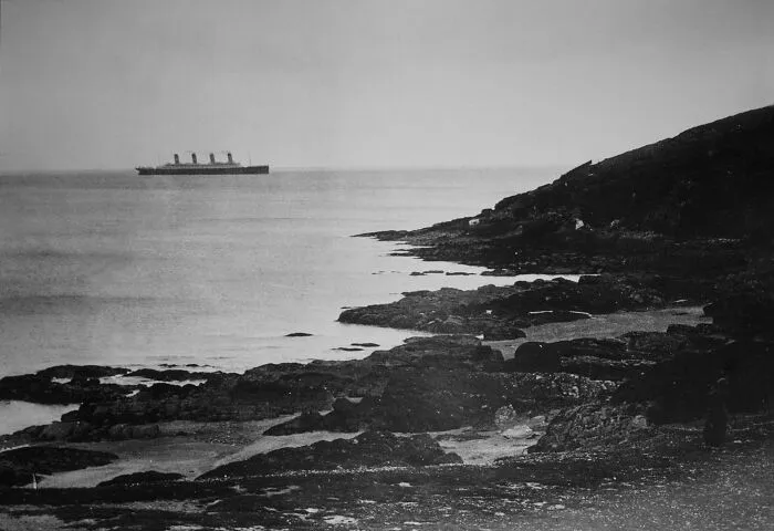 The Final Shot Taken From Land Of The Titanic Leaving Ireland