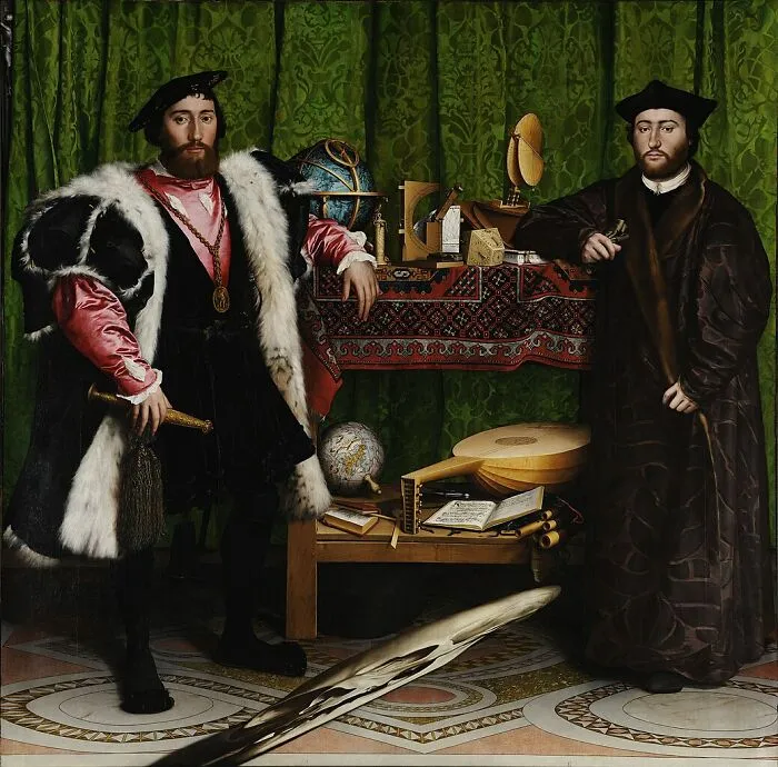 The Ambassadors, Hans Holbein The Younger (1553)