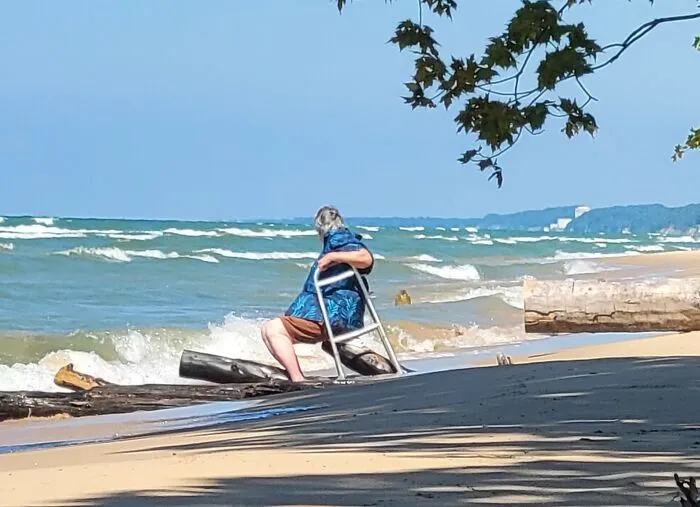 You Should've Seen The Stairs Involved In Just Getting Down To The Beach!
