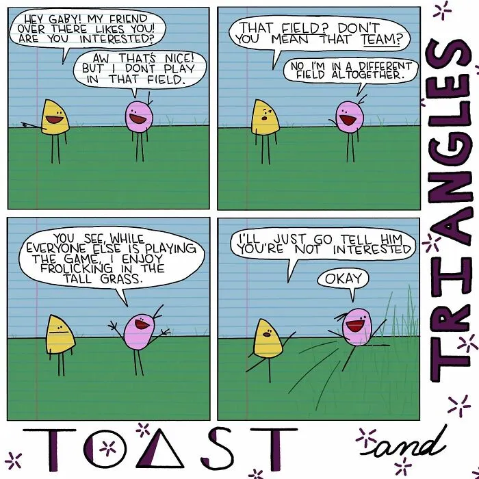 30 "Toast And Triangles" Comics That Perfectly Capture Human Quirks