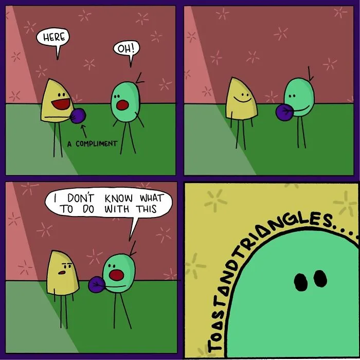 30 "Toast And Triangles" Comics That Perfectly Capture Human Quirks