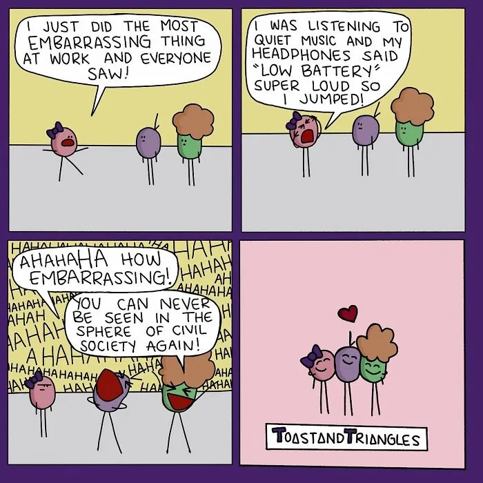 30 "Toast And Triangles" Comics That Perfectly Capture Human Quirks