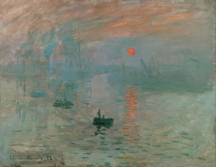 Impression, Sunrise, Claude Monet (1872)