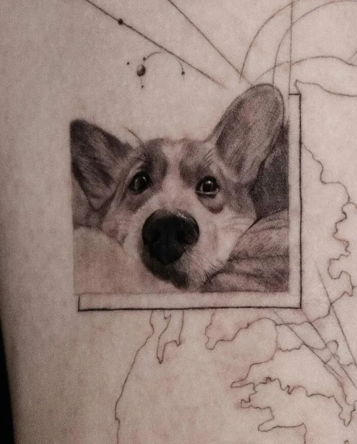 This South Korean Tattoo Artist Creates Incredibly Realistic Pet Portraits (17 Pics)