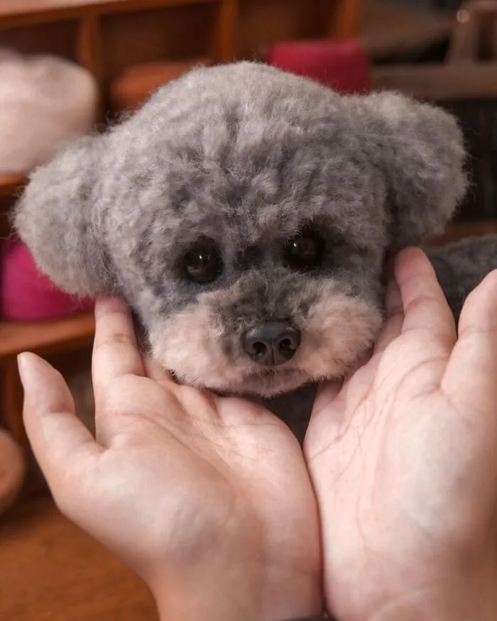 40 Handmade Felted Pets That Look Shockingly Real