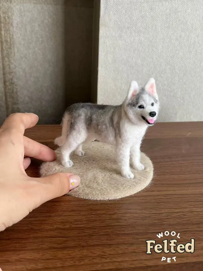 40 Handmade Felted Pets That Look Shockingly Real