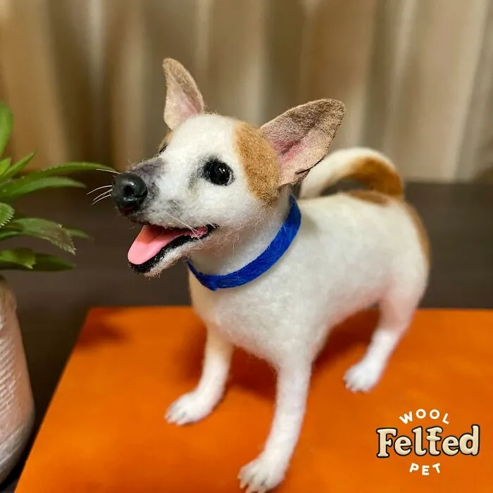 40 Handmade Felted Pets That Look Shockingly Real