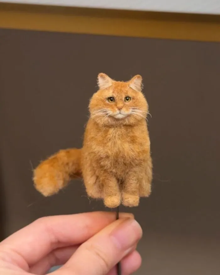 40 Handmade Felted Pets That Look Shockingly Real