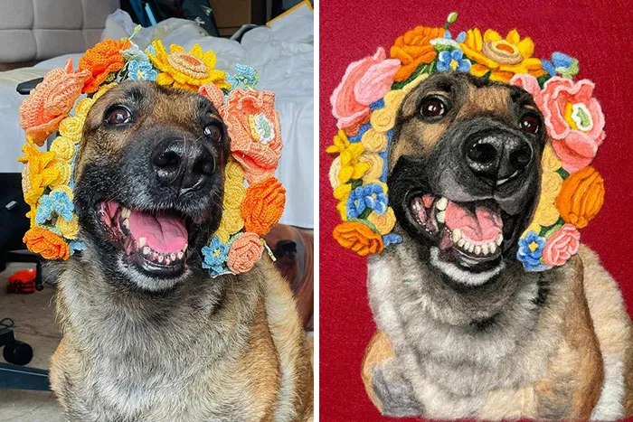 40 Handmade Felted Pets That Look Shockingly Real