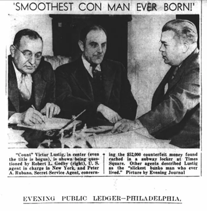 Victor Lustig's Sale Of The Eiffel Tower (1925)