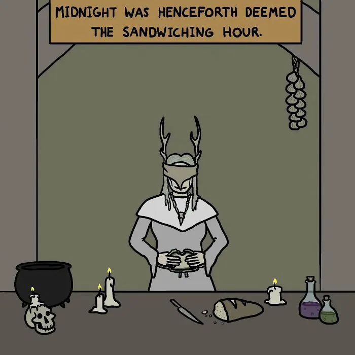 This Artist Loves Dad Jokes And Norse Myths, So They Created 34 Pun-Filled Comics (New Pics)