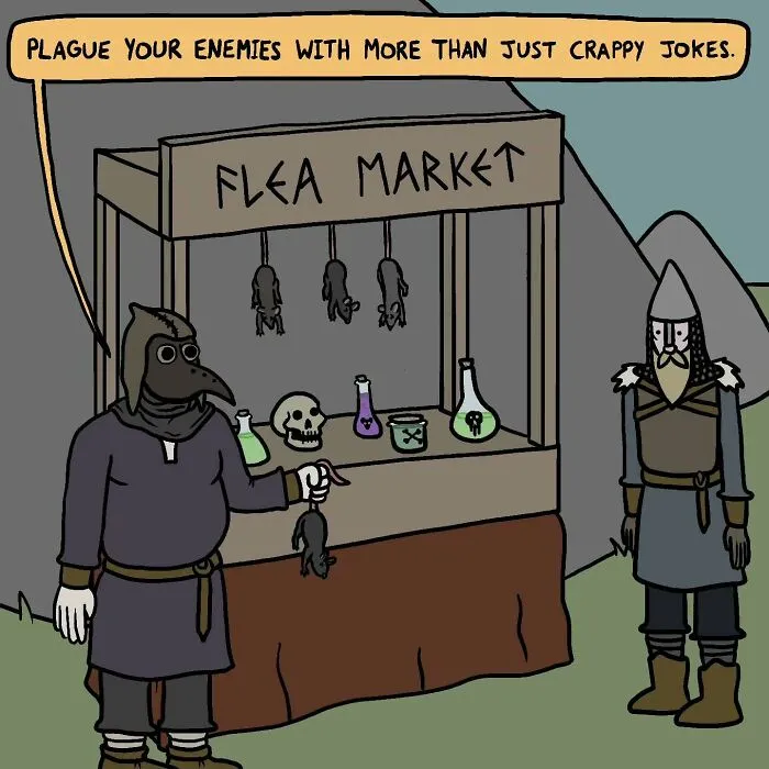 This Artist Loves Dad Jokes And Norse Myths, So They Created 34 Pun-Filled Comics (New Pics)