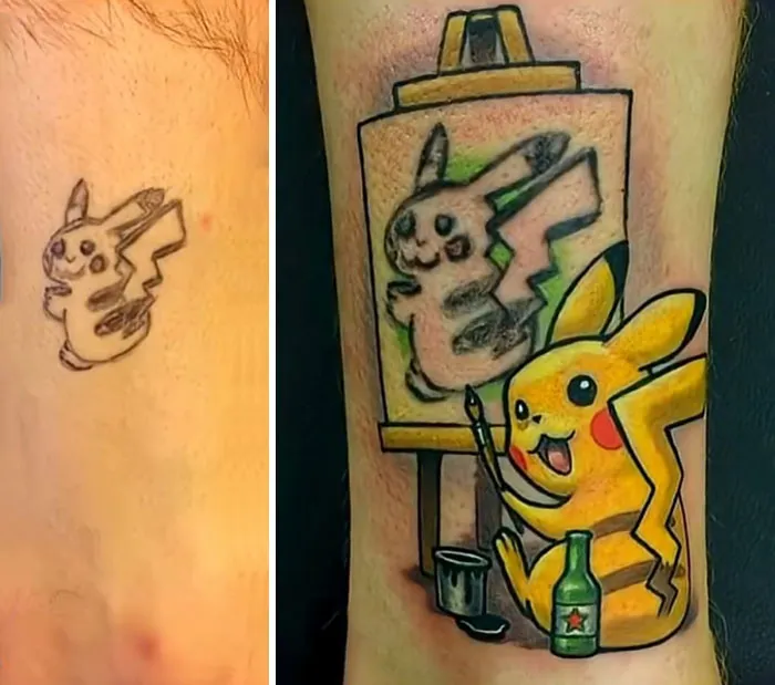 Best Tattoo Cover-Up I've Ever Seen