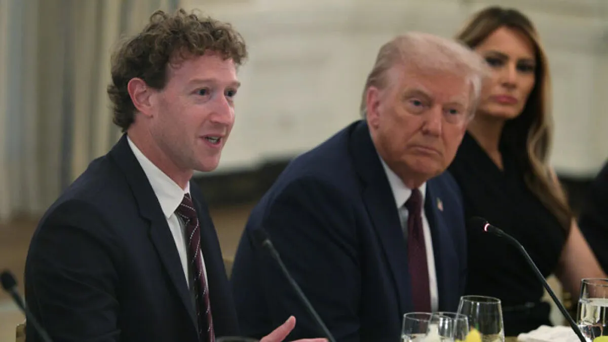 Mark Zuckerberg’s Embarrassing Hot Mic Moment With Donald Trump Sparks Buzz
