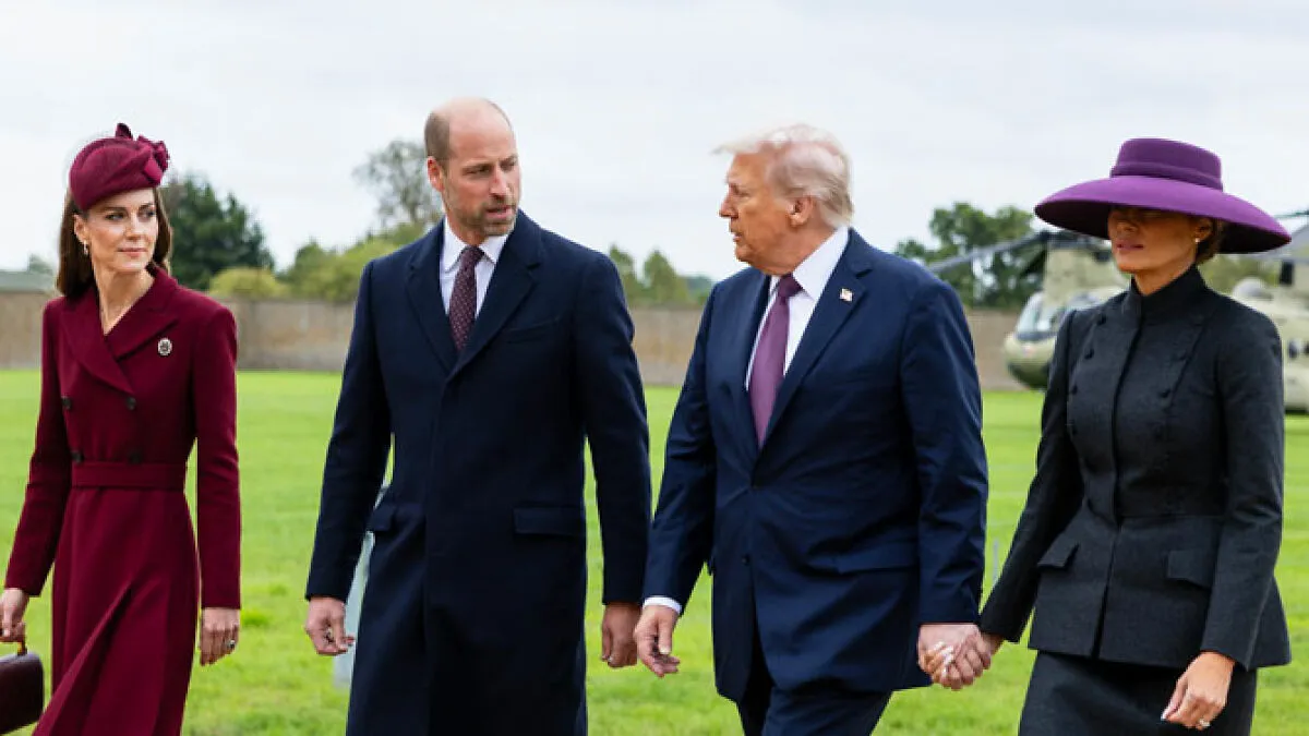 Body Language Expert Dissects Melania Trump And Kate Middleton’s Awkward State Visit Moment