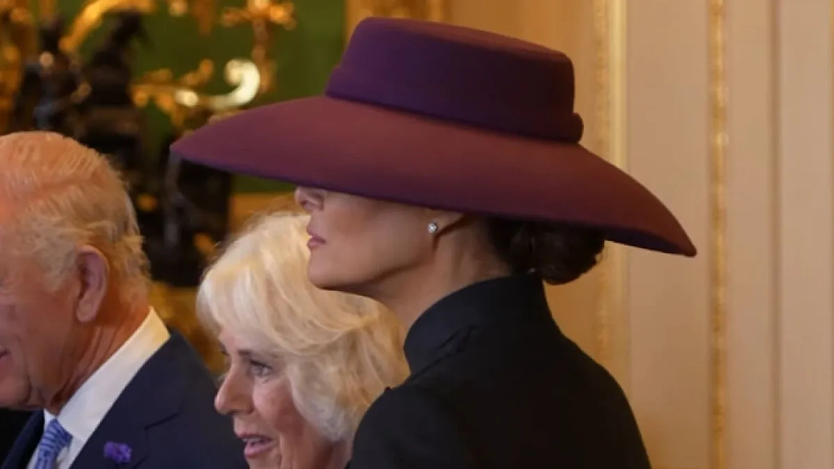 Melania Trump Fuels ‘Body Double’ Conspiracy After Viral Meeting With British Royal Family