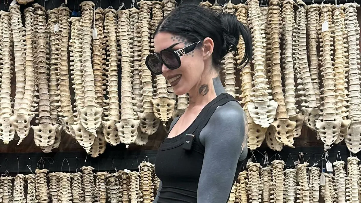 Kat Von D Reveals Dramatic Transformation After Tattooing 80% Of Her Body Black