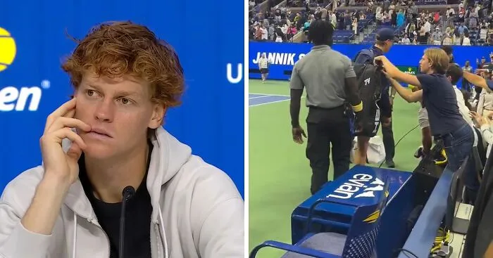 Tennis Fan Tries To Steal From Jannik Sinner's Bag In Viral US Open Moment, Player Responds