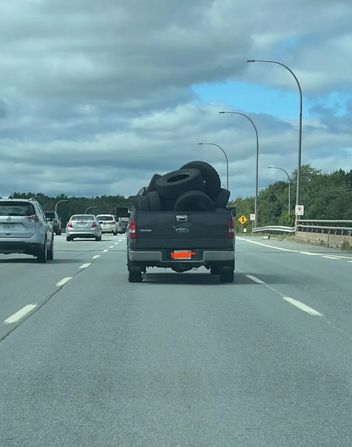 Puedo decir con seguridad que cambié de carril inmediatamente después de esta foto…