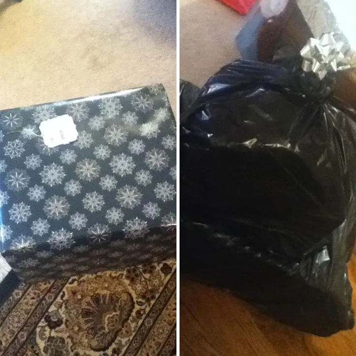 How My Mom Wraps Presents vs. How My Dad Wraps Presents