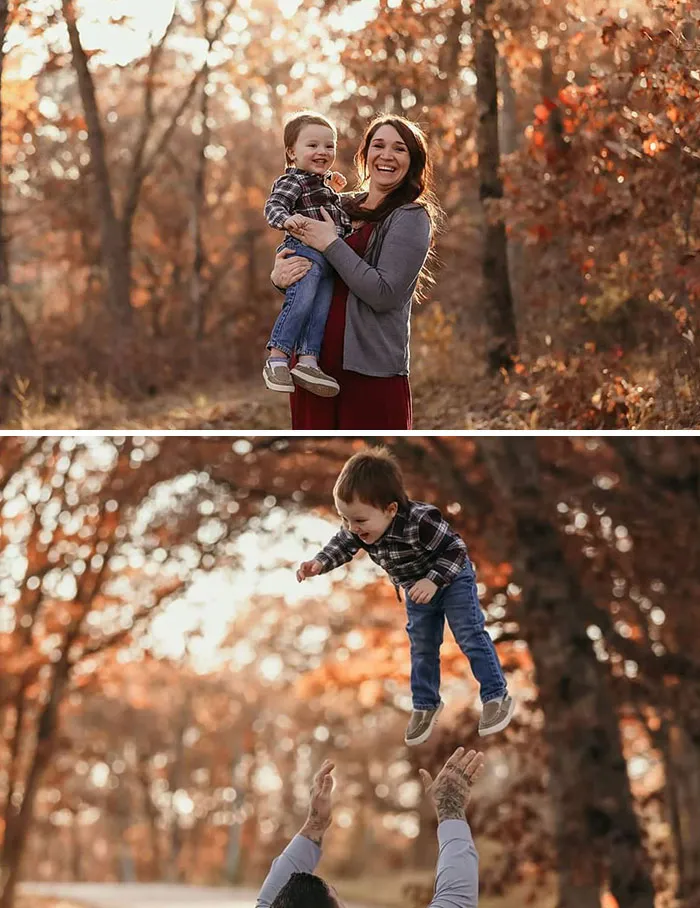 The Difference Between Photos With Mom vs. Dad