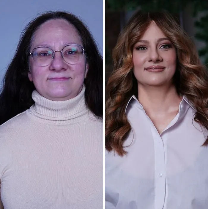 45 Transformaciones asombrosas realizadas por este estudio de maquillaje que son demasiado buenas para no compartirlas