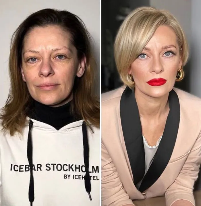 45 Transformaciones asombrosas realizadas por este estudio de maquillaje que son demasiado buenas para no compartirlas
