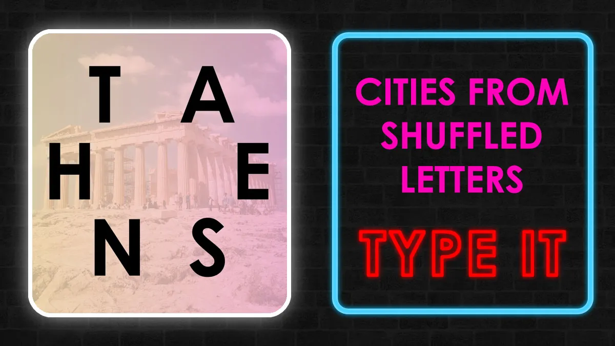 Only Real Geography Pros Can Unscramble All 29 Hidden Cities
