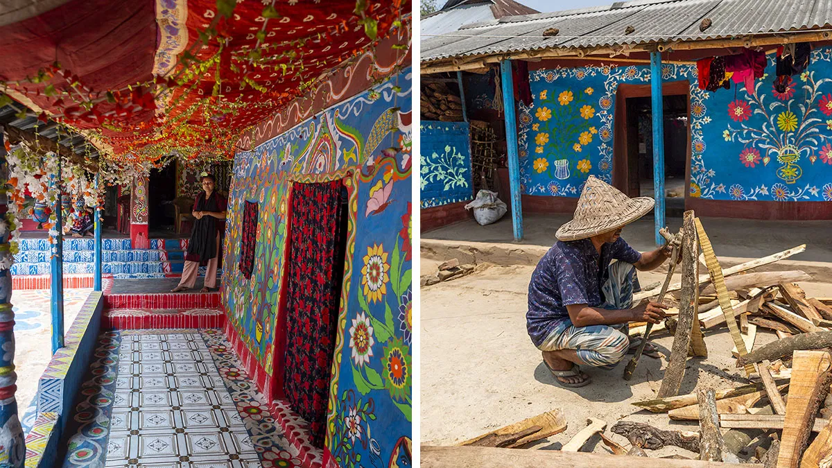 I Visited A Village Where Every Season Brings New Murals On The Mud Walls