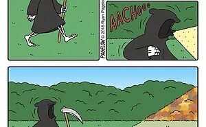 23 Grim Reaper Comics That Are Much More Wholesome Than You’d Expect