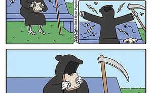 23 Grim Reaper Comics That Are Much More Wholesome Than You’d Expect