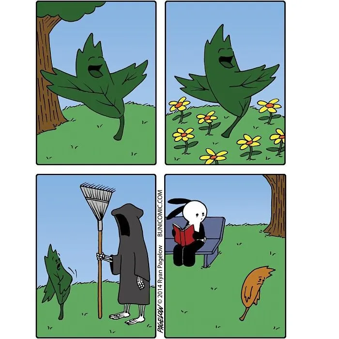 23 Grim Reaper Comics That Are Much More Wholesome Than You’d Expect