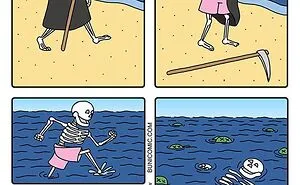 23 Grim Reaper Comics That Are Much More Wholesome Than You’d Expect