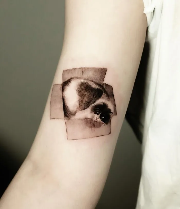 This South Korean Tattoo Artist Creates Incredibly Realistic Pet Portraits (17 Pics)
